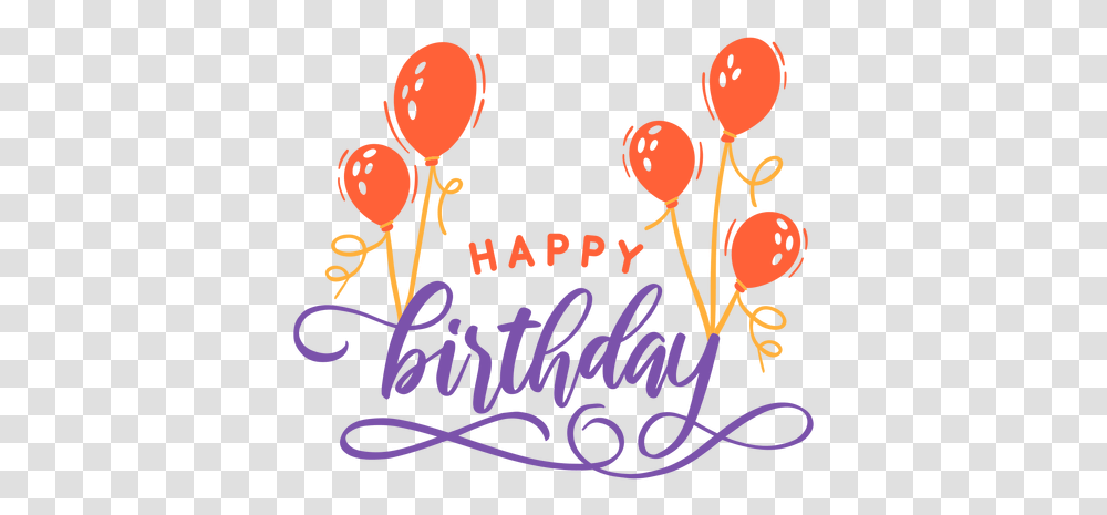 Happy Birthday Lettering & Svg Vector File Happy Birthday Lettering, Text, Alphabet, Handwriting, Graphics Transparent Png