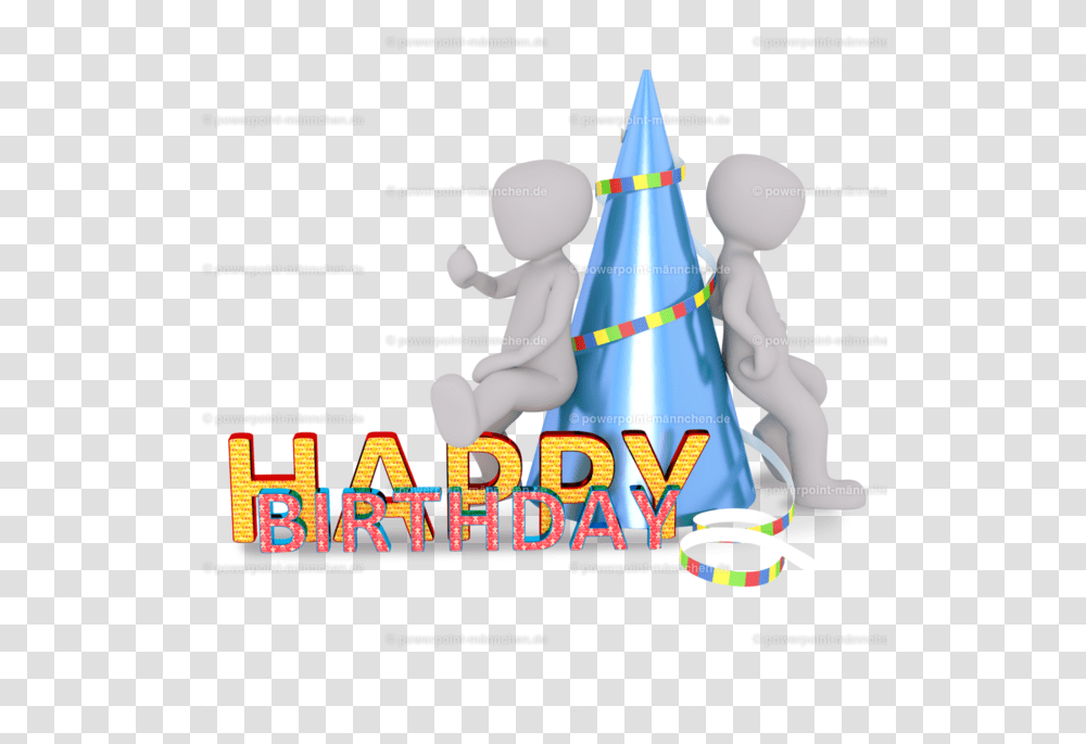 Happy Birthday Letters With Decoration And A Blue Hat Clip Art, Advertisement, Poster, Flyer, Paper Transparent Png