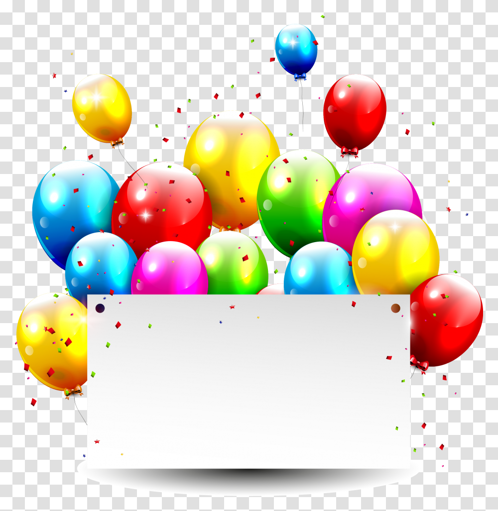 Happy Birthday Live Message Birthday Background For Text, Balloon, Paper Transparent Png