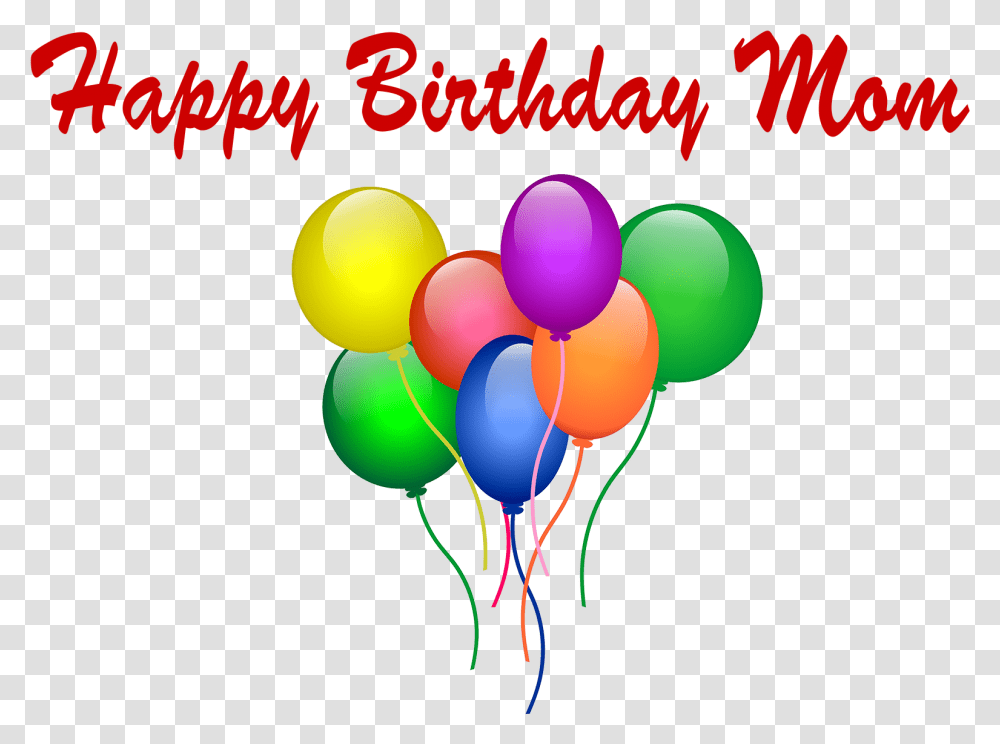 Happy Birthday Mom Photo Bales Personalizados, Balloon Transparent Png