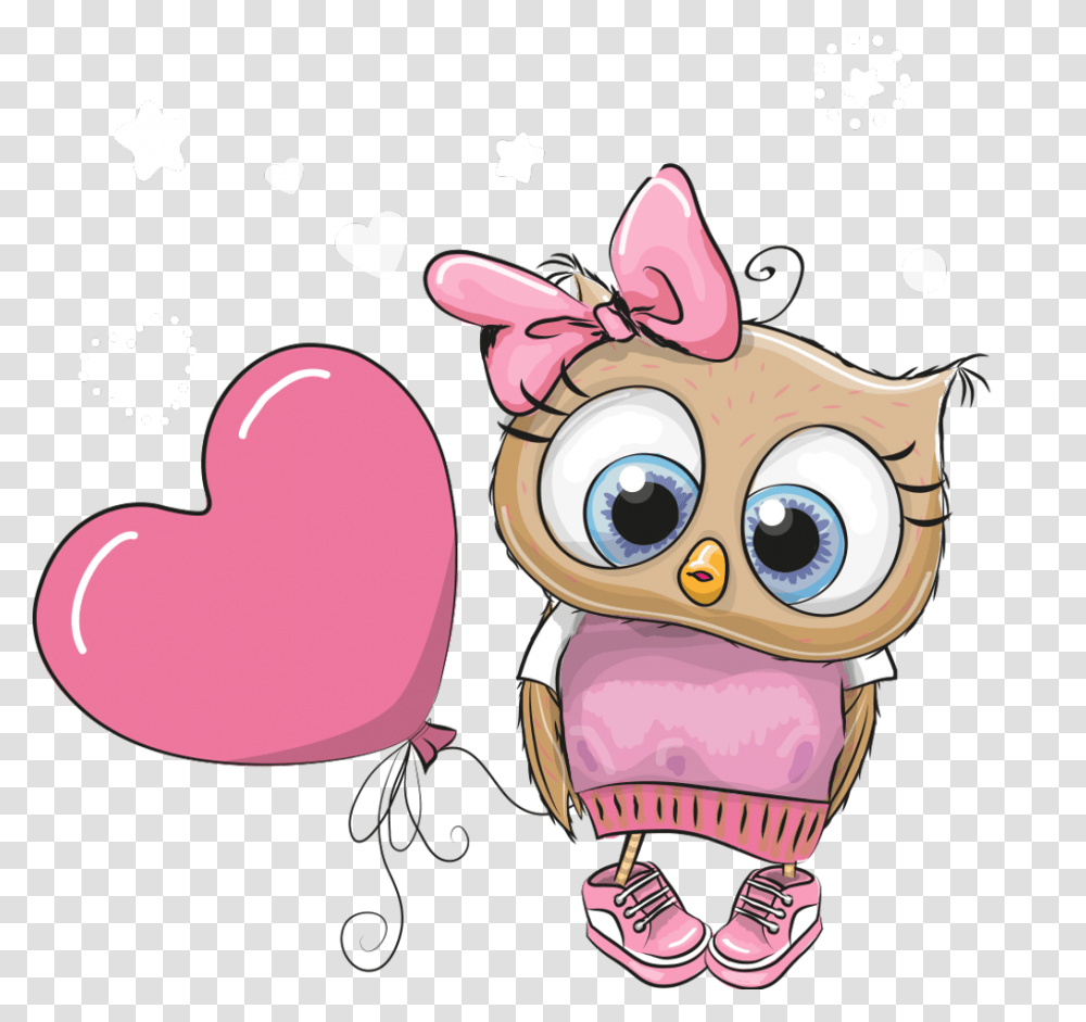 Happy Birthday Owls Cartoons Clipart Download Owls Cartoons, Toy, Mouth, Heart Transparent Png
