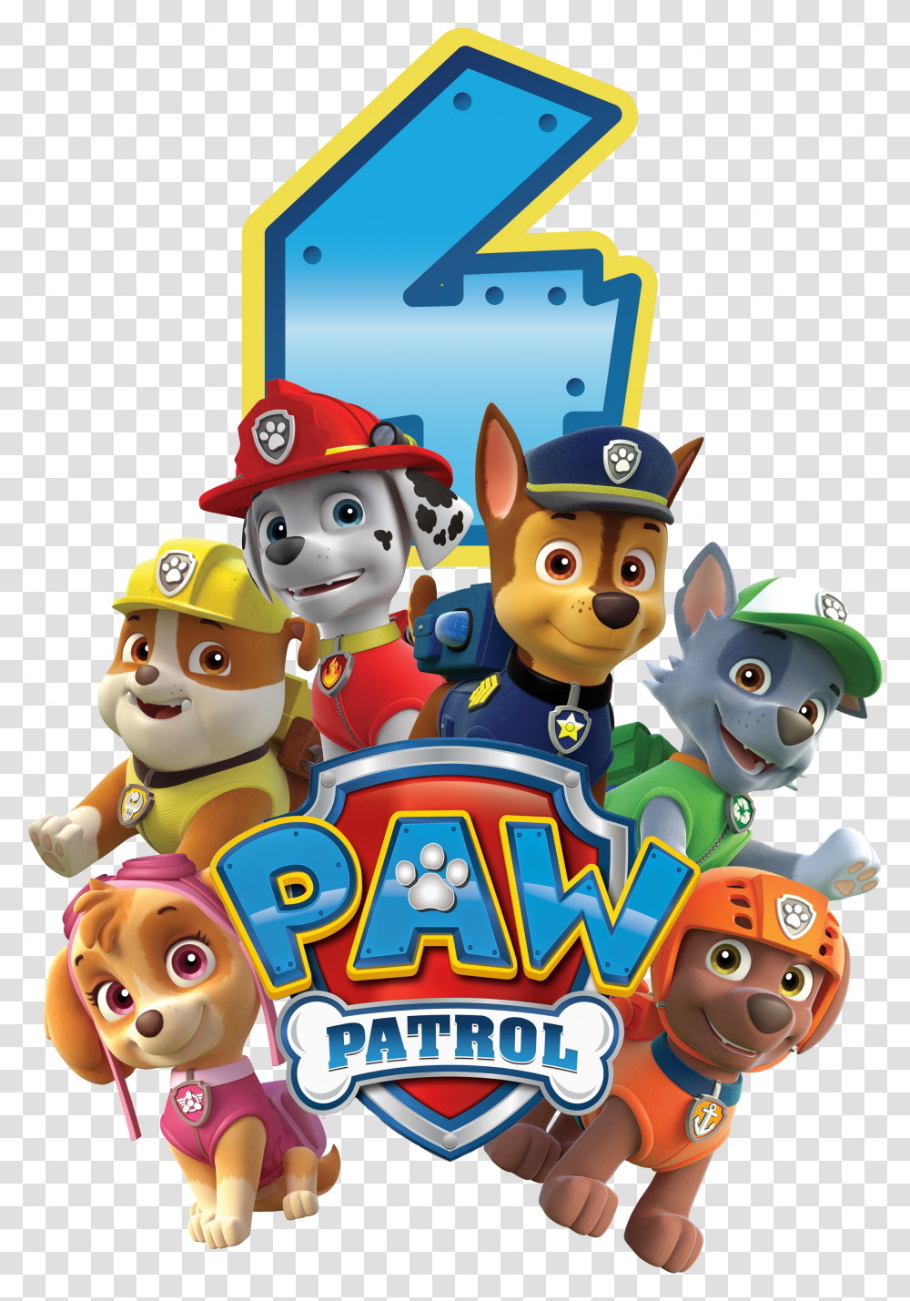 Happy Birthday Paw Patrol Transparent Png