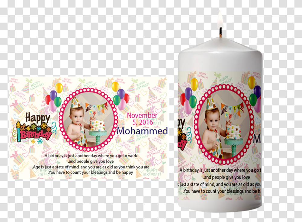 Happy Birthday Personalized Candles, Human, Paper Transparent Png