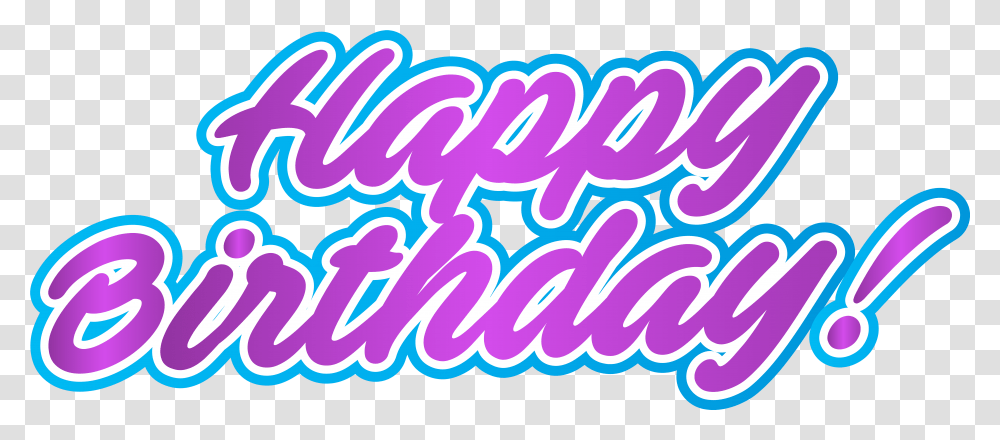 Happy Birthday Pink Blue Clip Art Image Birthday Happy Birthday Background For Mug, Text, Label, Purple, Lighting Transparent Png