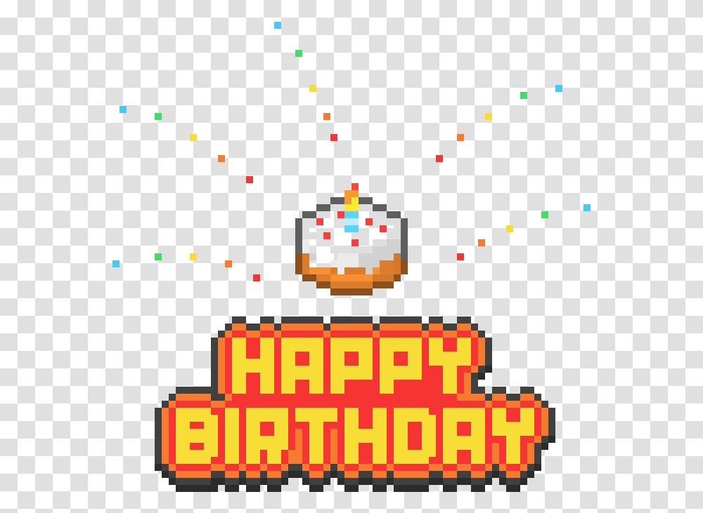 Happy Birthday Pixel Art, Pac Man Transparent Png