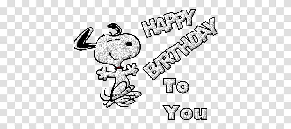 Happy Birthday Snoopy Gif Happybirthday Snoopy Animated Gif Snoopy Gif Happy Birthday, Label, Text, Sticker, Word Transparent Png