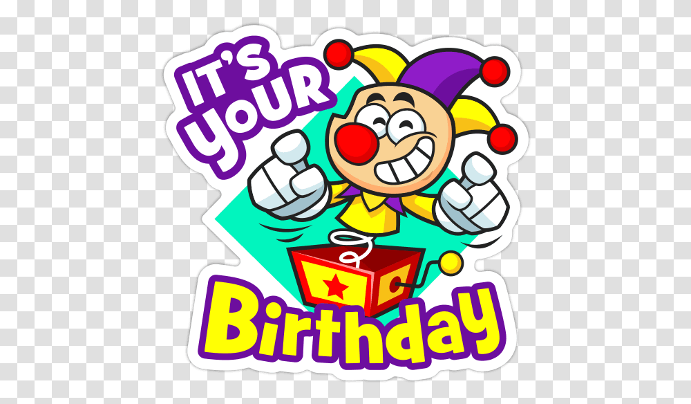Happy Birthday Stickers Facebook Copy Paste Happy Birthday Sticker Boy, Performer, Poster, Advertisement, Clown Transparent Png