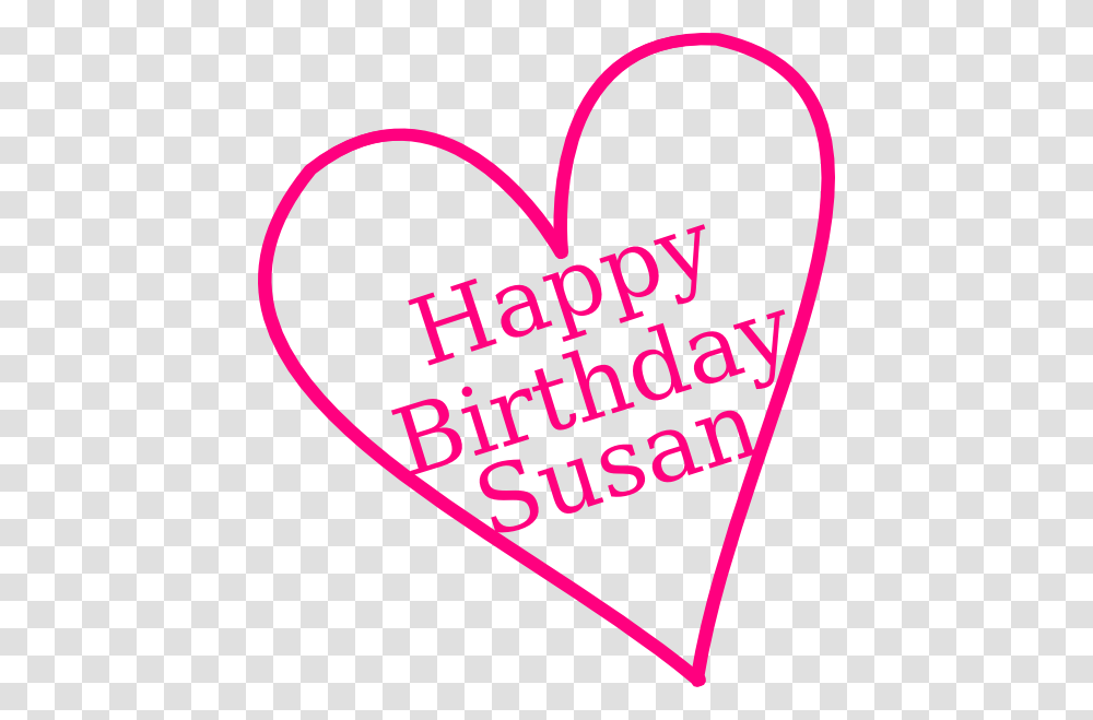 Happy Birthday Susan Clip Art, Heart, Label, Dynamite Transparent Png