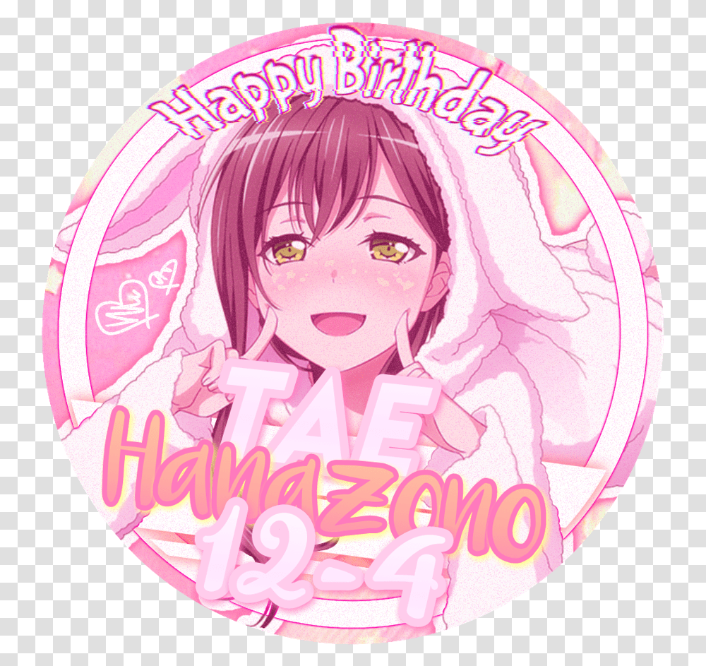 Happy Birthday Taei M Thinking Of Making Pfp For Bang Dream, Logo, Book, Cream Transparent Png