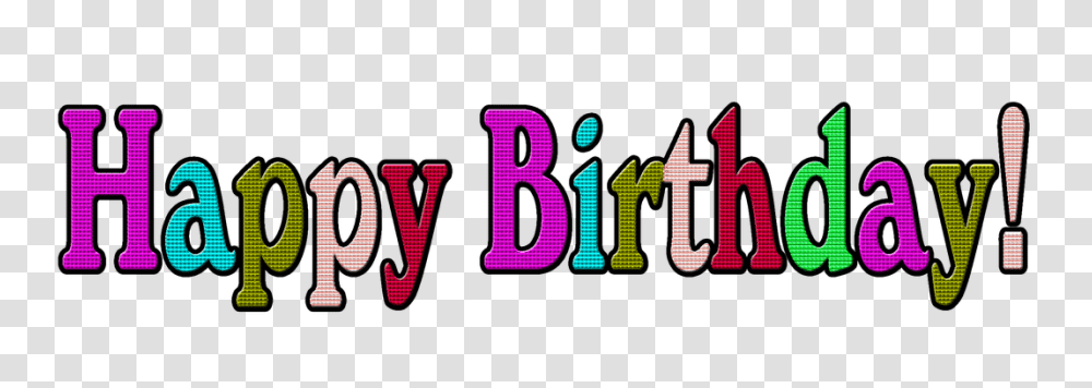 Happy Birthday Text Emotion, Word, Alphabet, Number Transparent Png