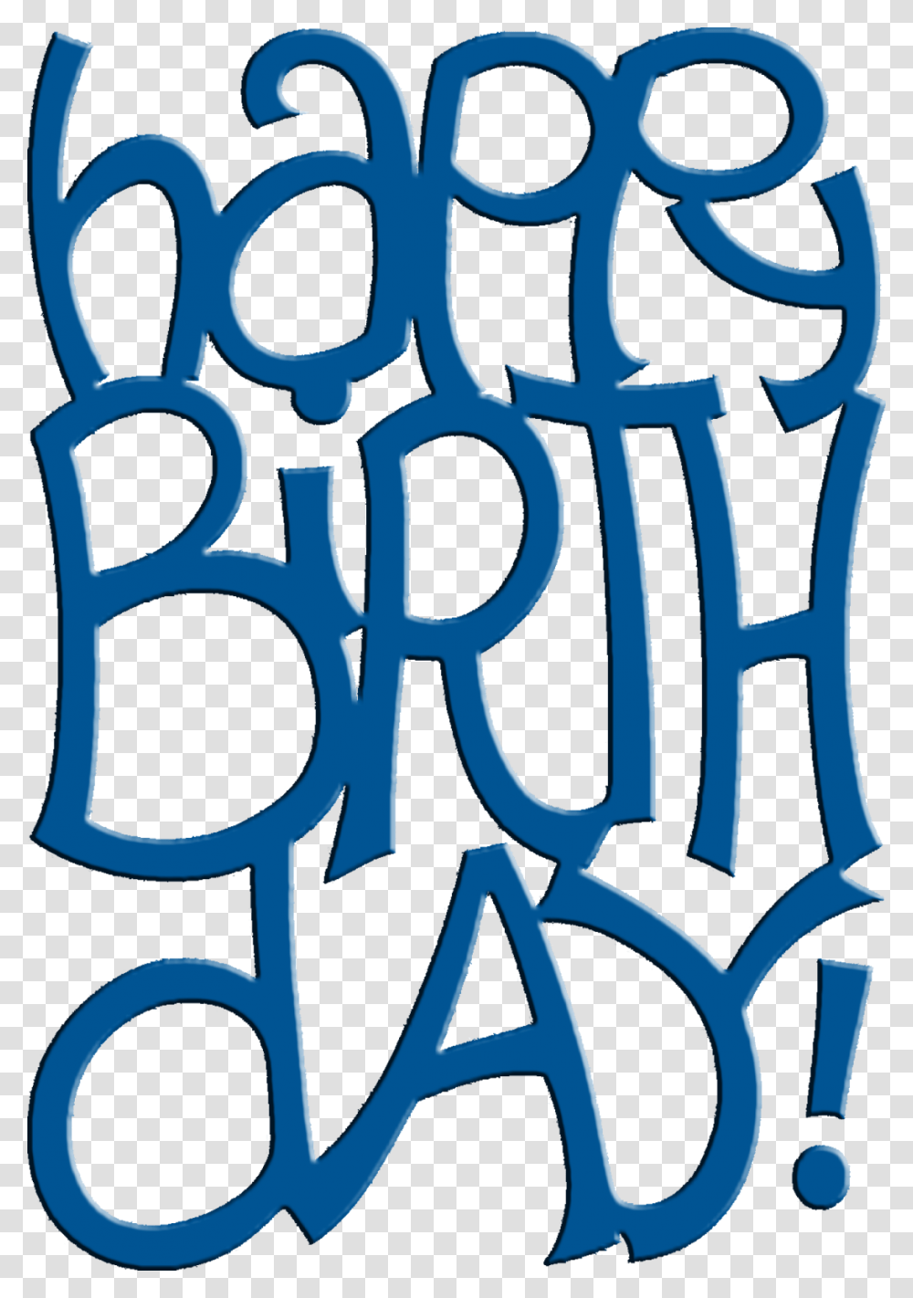 Happy Birthday Text, Alphabet, Word, Pattern, Number Transparent Png