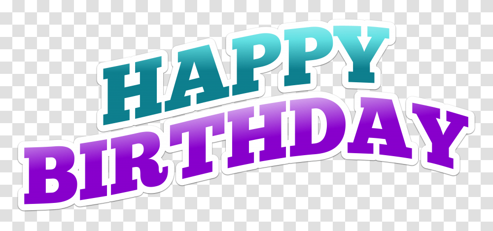 Happy Birthday Text Clip Art, Label, Word, Fitness, Working Out Transparent Png