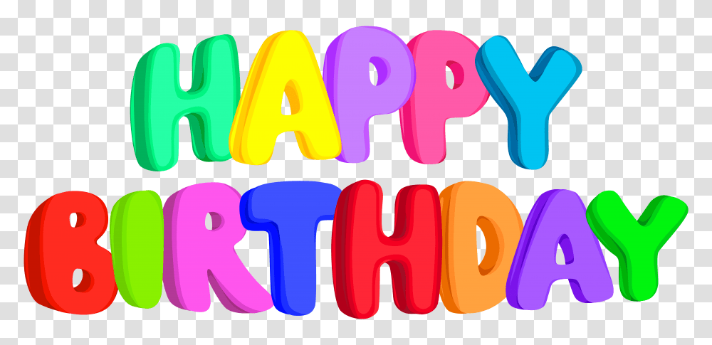 Happy Birthday Text Clip Art, Number, Alphabet, Word Transparent Png