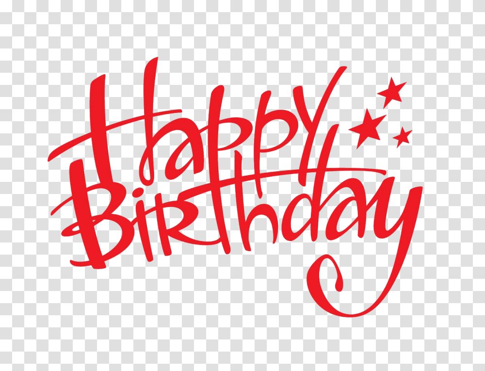 Happy Birthday, Handwriting, Calligraphy, Label Transparent Png