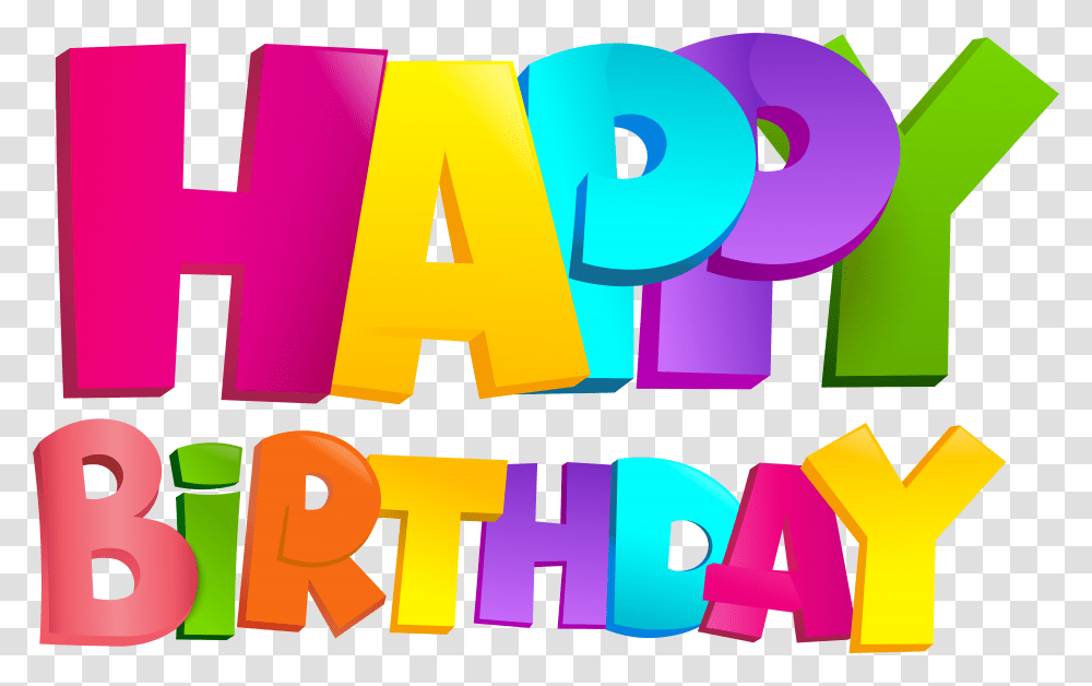 Happy Birthday Text Happy Birthday Clipart, Number, Alphabet, Word Transparent Png