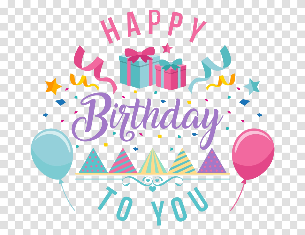 Happy Birthday Text Images Real New Year, Graphics, Art, Paper, Label Transparent Png