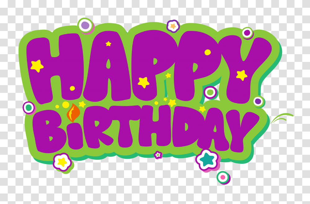 Happy Birthday, Label, Alphabet, Number Transparent Png