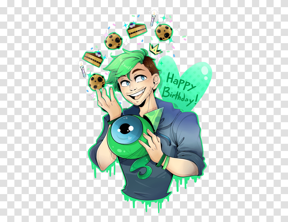 Happy Birthday Therealjacksepticeye Hope Your Day Jacksepticeye Saying Happy Birthday, Person, Human, Bowling, Giant Panda Transparent Png
