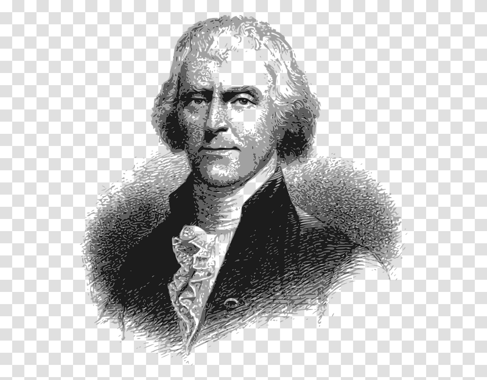 Happy Birthday Thomas Jefferson Thomas Jefferson, Person, Drawing, Art, Face Transparent Png