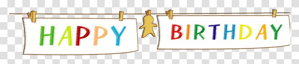 Happy Birthday To You Banner Birthday Cake Graphic Design, Number, Hip Transparent Png