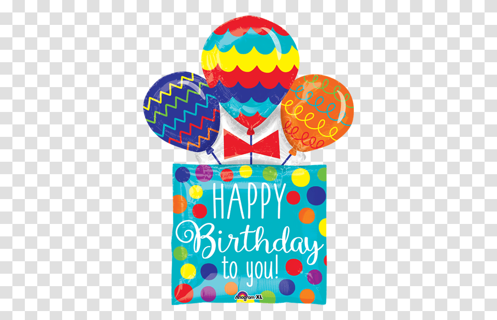 Happy Birthday To You Foil Balloon, Poster, Advertisement, Flyer, Paper Transparent Png