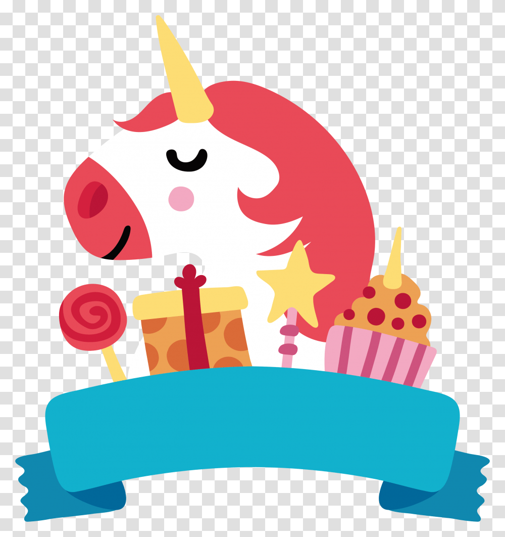 Happy Birthday To You Happy Birthday Unicorn, Apparel, Food, Party Hat Transparent Png
