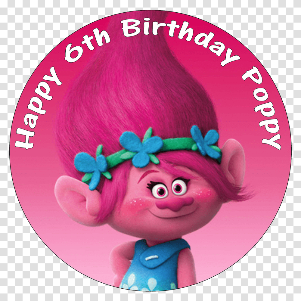 Happy Birthday Trolls Movie, Toy, Figurine Transparent Png