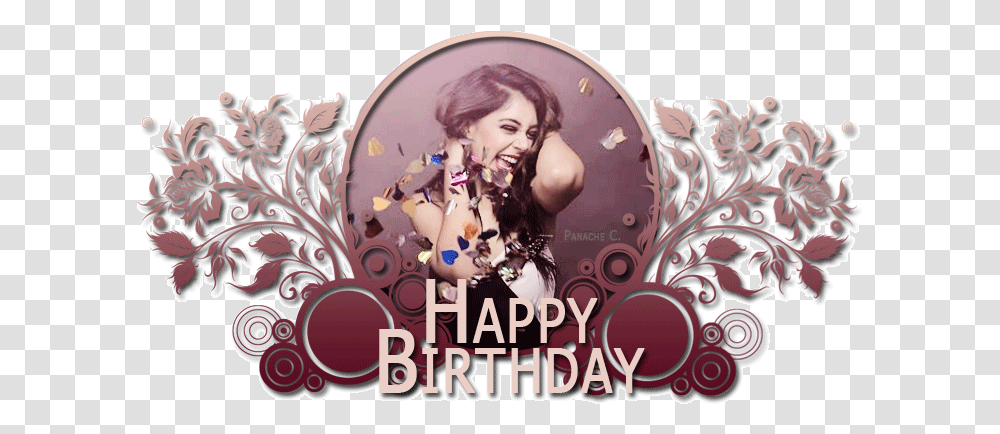 Happy Birthday &quotenthralling" Niti Taylor Keep Niti Taylor 24 Birthday, Person, Advertisement, Poster, Book Transparent Png