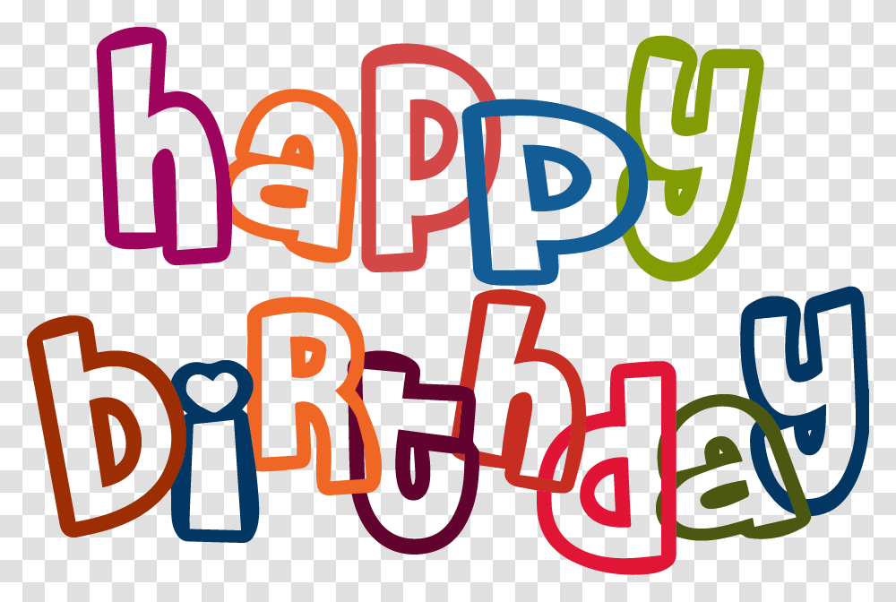 Happy Birthday Vector Happy Birthday Clipart, Alphabet, Number Transparent Png