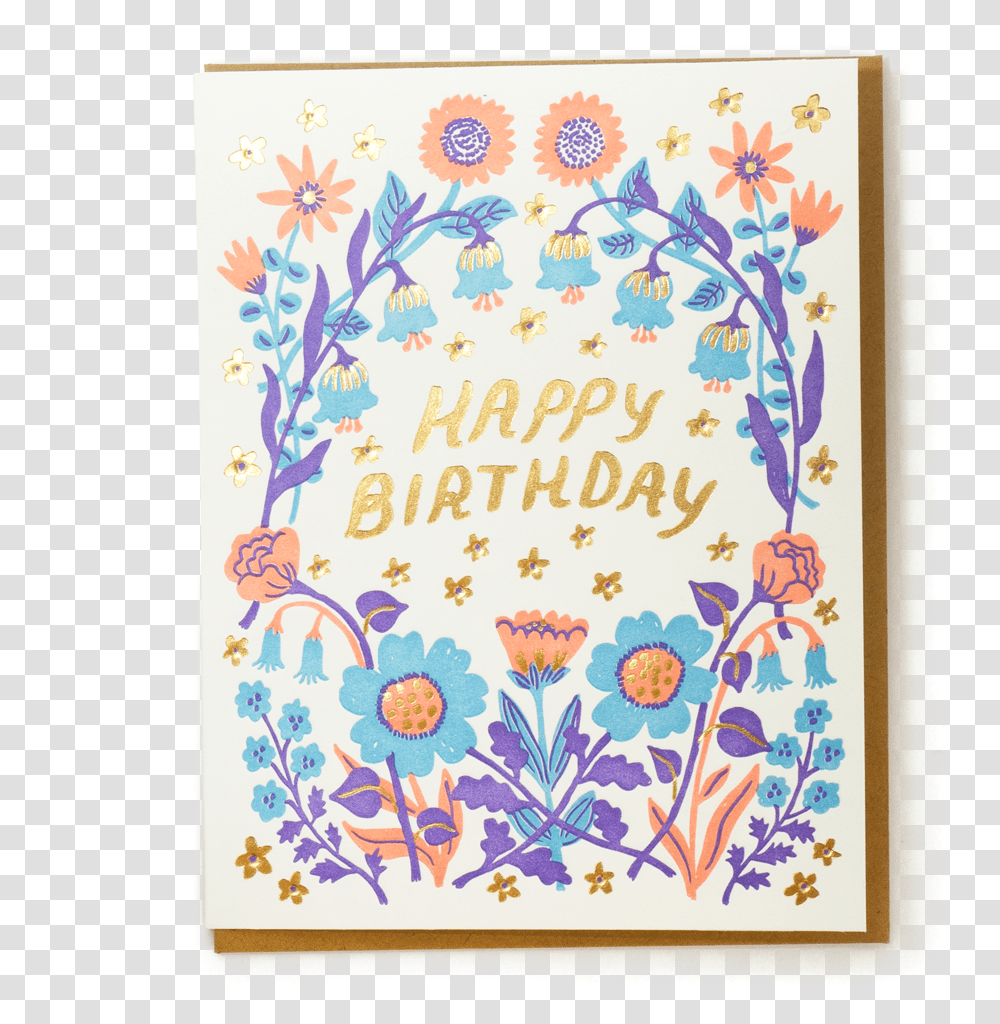 Happy Birthday Wildflowers CardClass Lazyload Lazyload Christmas Card, Rug, Envelope, Mail, Greeting Card Transparent Png