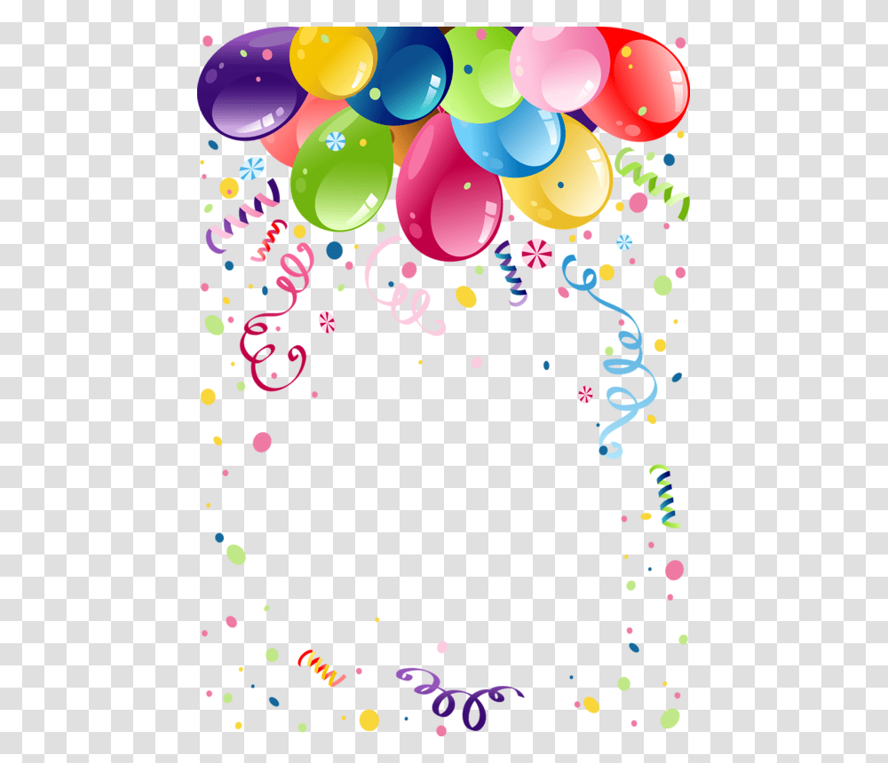 Happy Birthday Wish You Many More, Paper, Confetti, Balloon Transparent Png