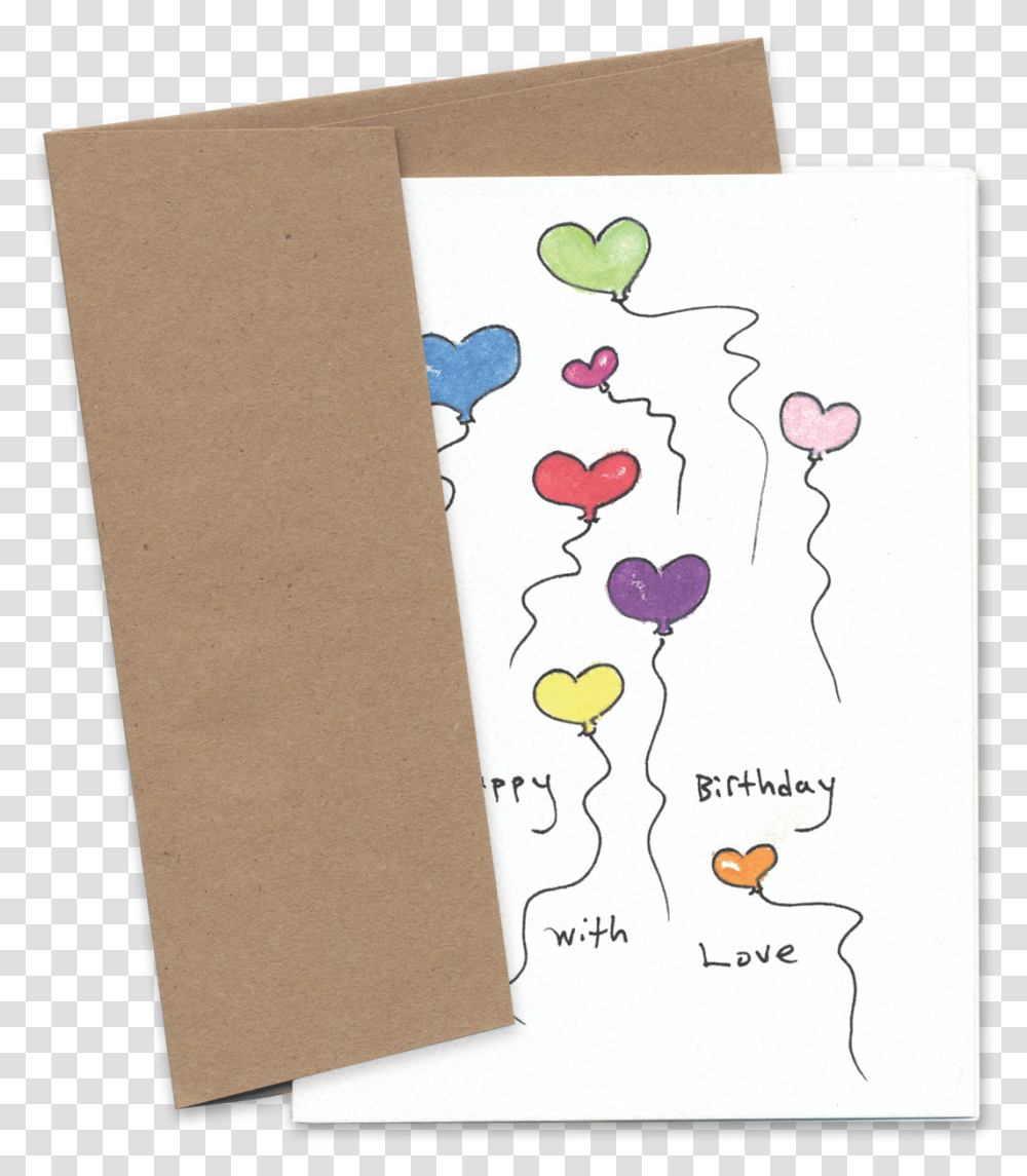 Happy Birthday With Love Greeting Card, Envelope, Mail, Box Transparent Png