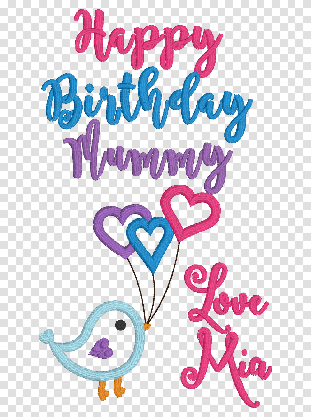 Happy Birthday With Name Mummy, Alphabet Transparent Png