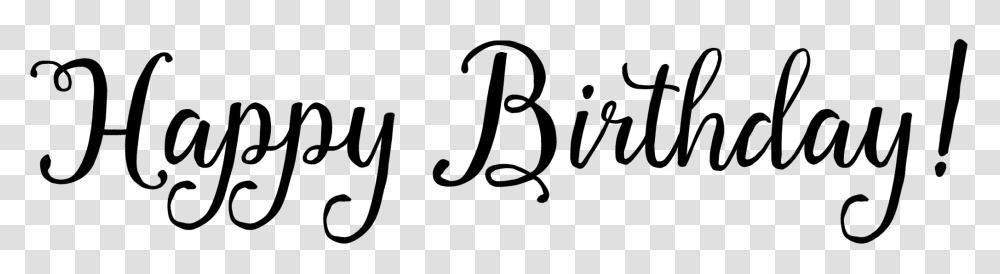 Happy Birthday Word Art Photo Overlays, Number, Handwriting Transparent Png