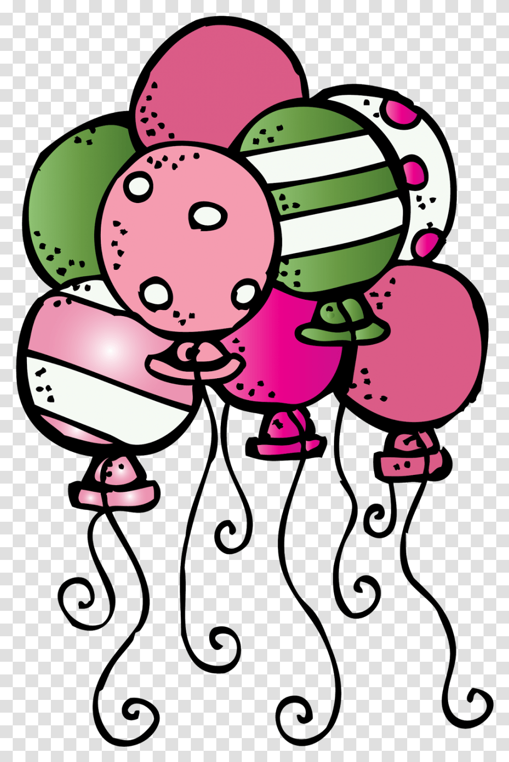 Happy Birthday Word Clipart Stock Balloon Clipart Black And White, Graphics, Text, Rattle, Label Transparent Png