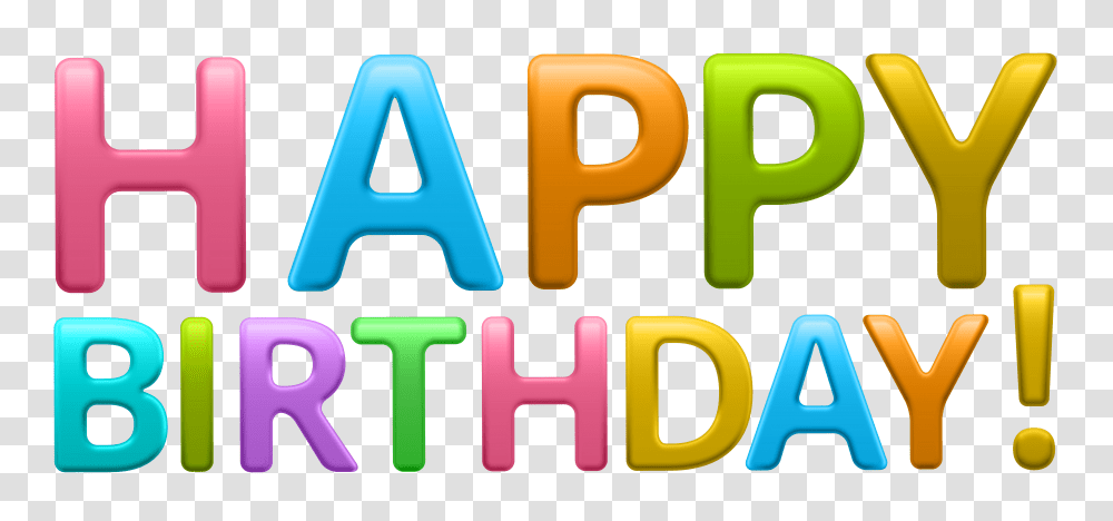 Happy Birthday, Word Transparent Png