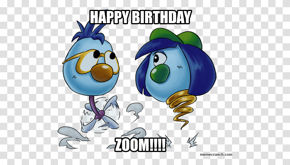 Happy Birthday Zoombinis Art, Angry Birds, Light Transparent Png