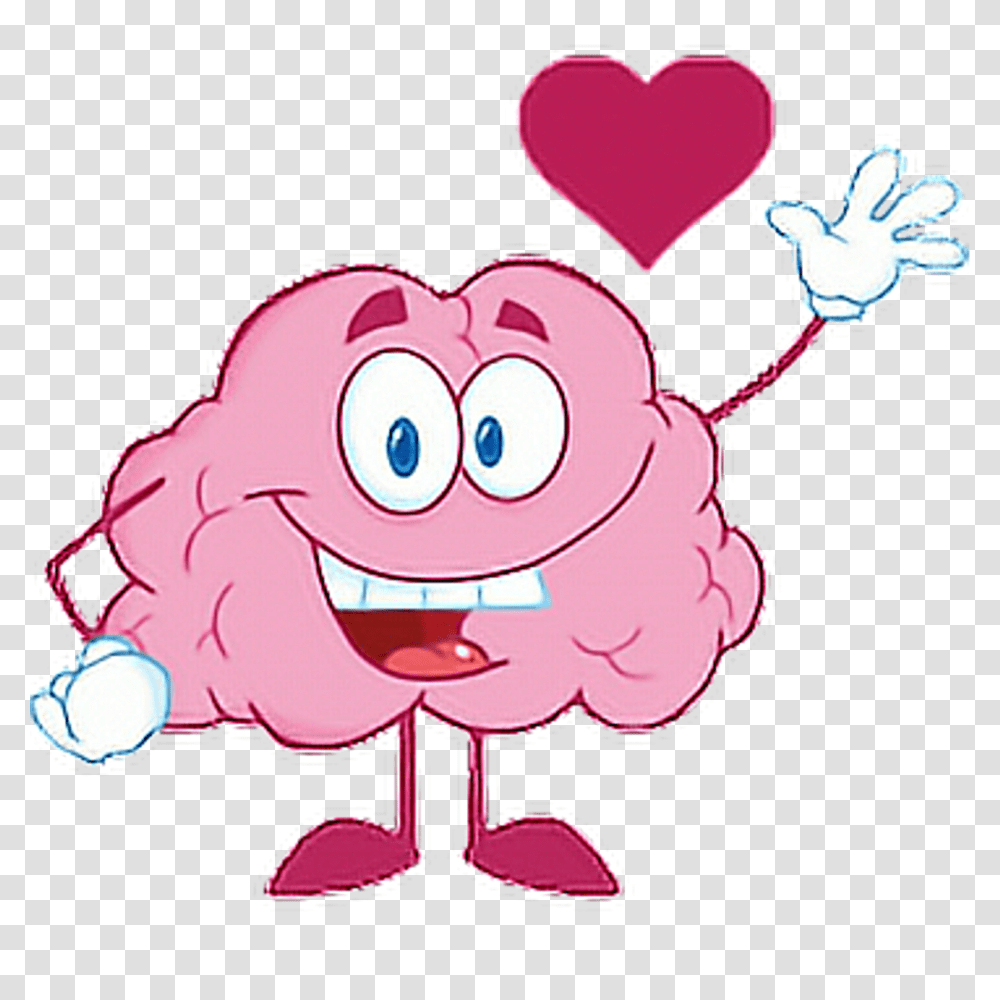 Happy Brain Images, Heart, Cupid, Label Transparent Png