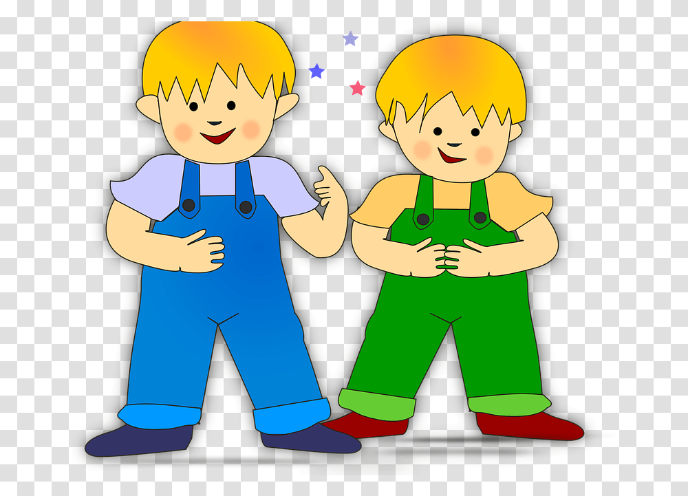 Happy Brothers Day Boys Clipart, Person, Human, Hand, Elf Transparent Png