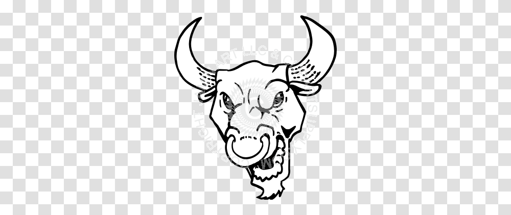 Happy Bull Head With Nose Ring, Mammal, Animal, Logo Transparent Png