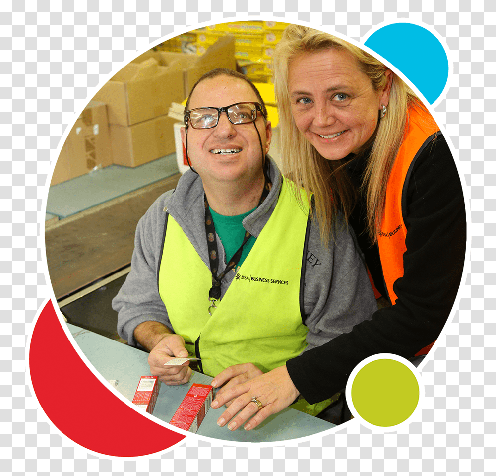 Happy Business People Download Disability Services Australia, Poster, Advertisement, Person, Flyer Transparent Png