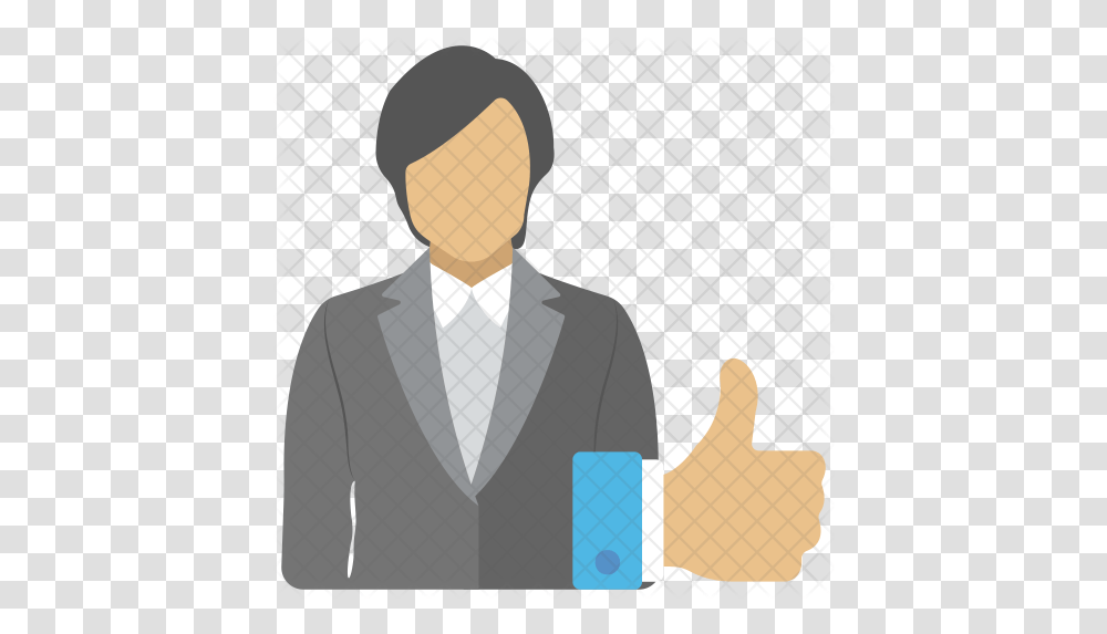 Happy Businessman Icon Businessperson, Clothing, Suit, Overcoat, Shirt Transparent Png