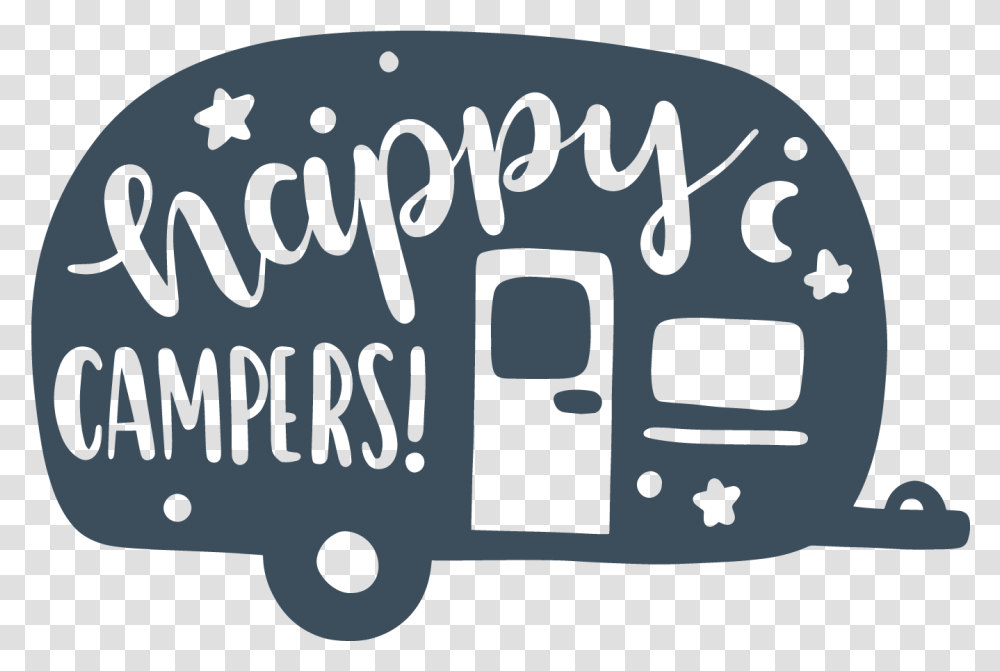 Happy Camper Clipart Happy Camper Svg, Vehicle, Transportation, License Plate Transparent Png