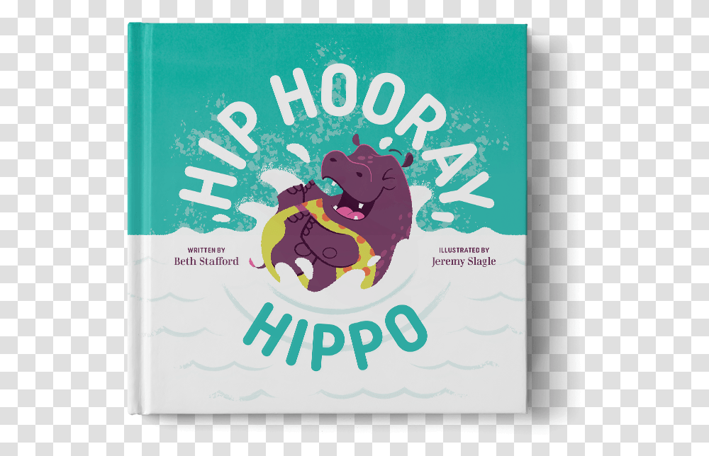 Happy Cargo Books Hippopotamus, Poster, Advertisement, Flyer, Paper Transparent Png