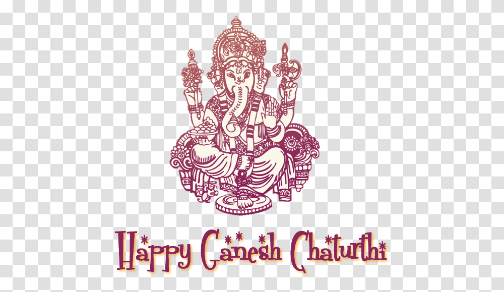 Happy Chaturthi Clipart Happy Ganesh Chaturthi, Doodle, Drawing, Person, Human Transparent Png