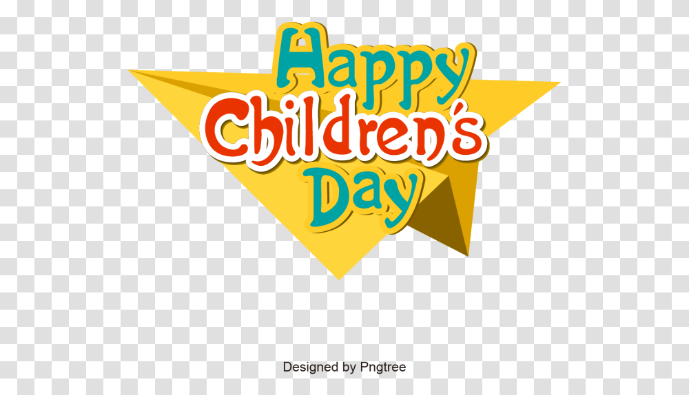 Happy Children's Day, Word, Logo Transparent Png
