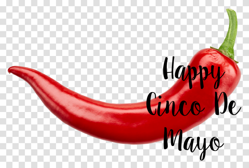 Happy Cinco De Mayo Bird's Eye Chili, Plant, Vegetable, Food, Pepper Transparent Png