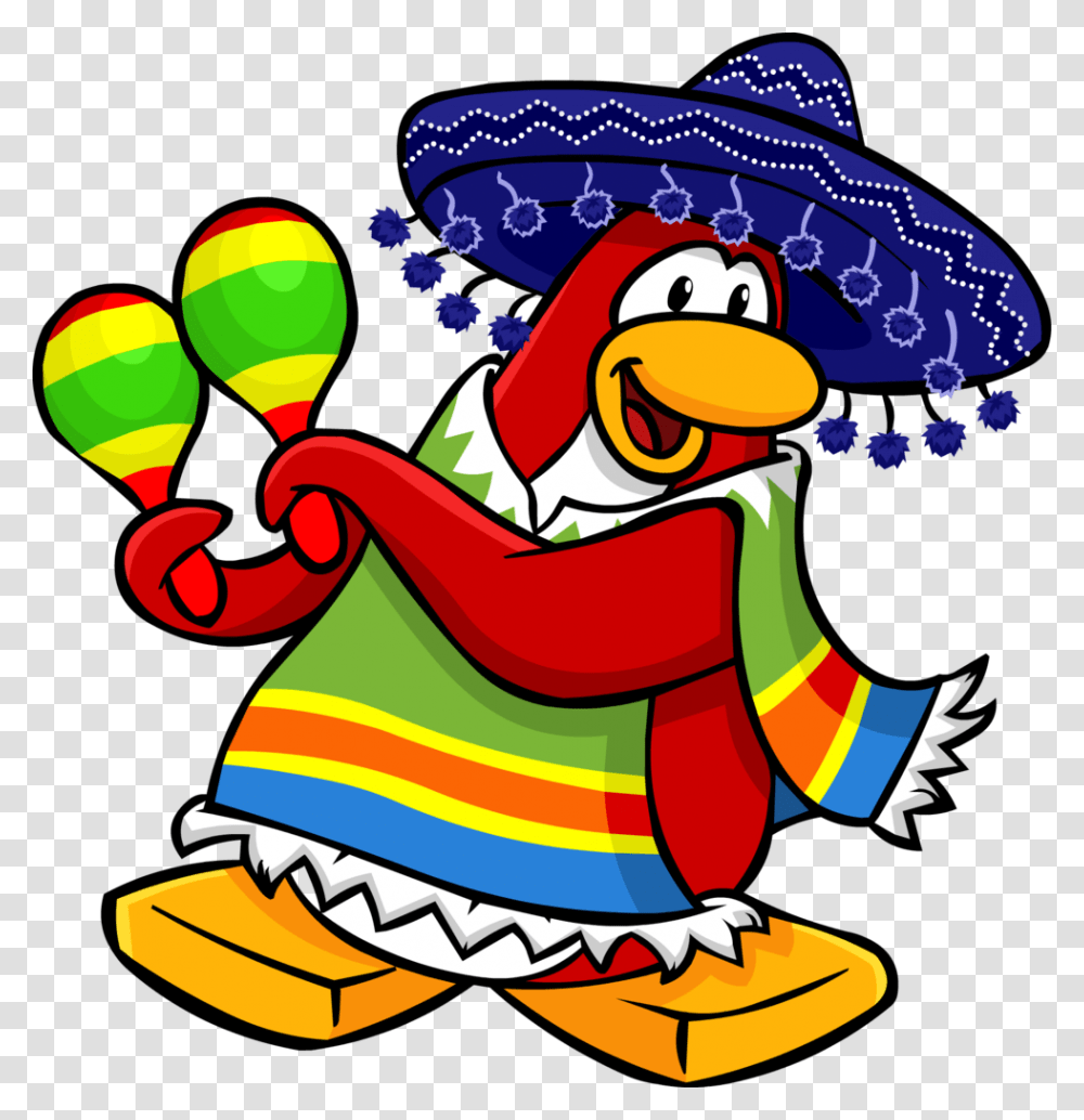 Happy Cinco De Mayo The Penguins Say Hello Cinco, Maraca, Musical Instrument, Leisure Activities Transparent Png