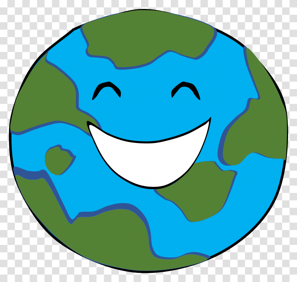 Happy Clipart Happy Earth Clipart, Outer Space, Astronomy, Universe, Planet Transparent Png