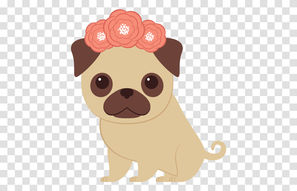 Happy Clipart Pug Dibujos De Pug Fciles, Animal, Mammal, Pet, Canine Transparent Png